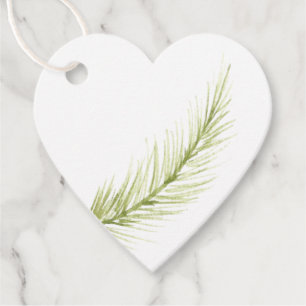 Étiquettes Cadeau Élégantes Fleurs de Noël