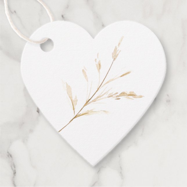 Étiquettes Cadeau Élégantes Fleurs de Noël (Devant)