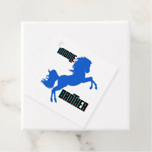 Étiquettes Cadeau Élevage du cheval du frère moyen
