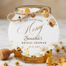 Elle a trouvé sa douche nuptiale abeille miel