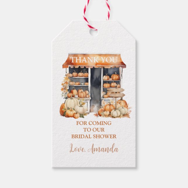 Étiquettes-cadeau Elle est fraîche de la Fête des mariées florale du (Devant)