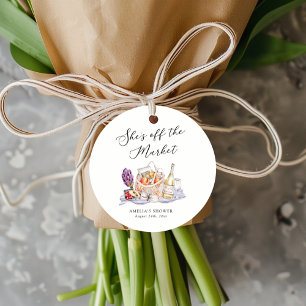 Étiquettes Cadeau Elle est hors du marché Bridal Shower Marché des a