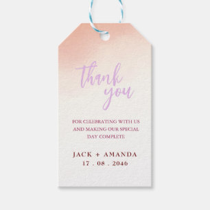 Étiquettes-cadeau Emballage de décoration mariage romantique