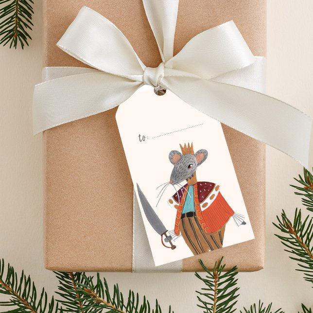 Étiquettes-cadeau Emballage de Noël de la souris King Nutcracker (Mouse King Nutcracker Christmas wrapping Gift Tags)