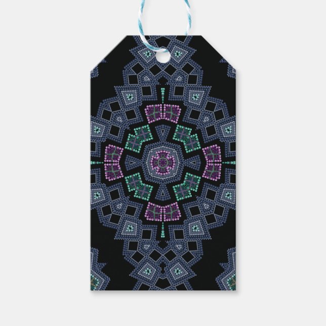 Étiquettes-cadeau Embroidered beads (Devant)