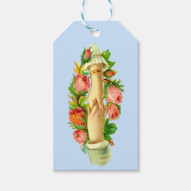 Étiquettes-cadeau Empreinte victorienne (Devant)