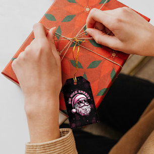 Étiquettes-cadeau Énergie Big Nick Santa Noël drôle de Noël Fêtes
