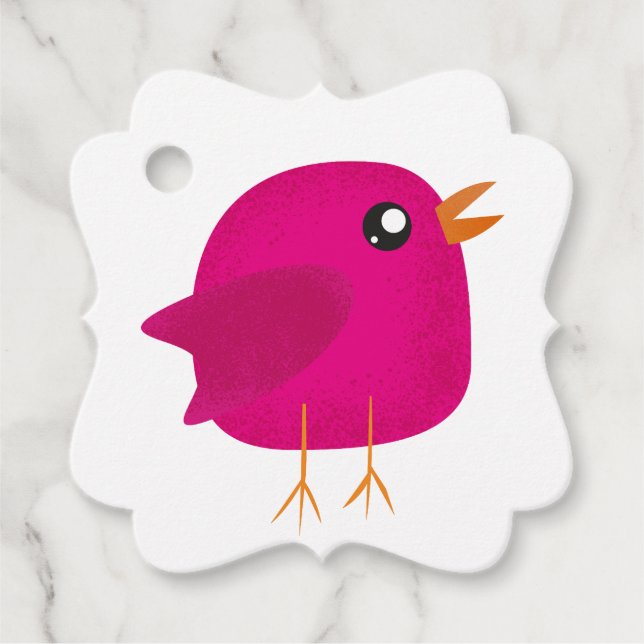Étiquettes Cadeau Enfants mignonette birdy (Devant)