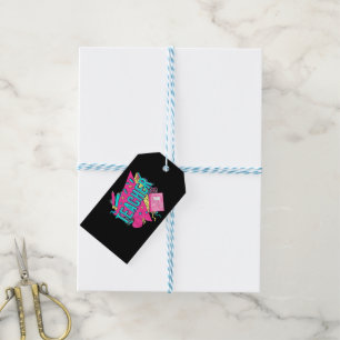 Étiquettes-cadeau Enseignant Rétro Couleur Années 90 Retour à l'Écol