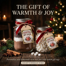 enseigne de cacao de Noël à l'ancienne