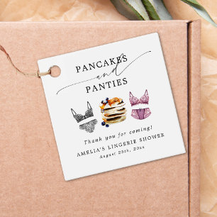 Étiquettes Cadeau Enterrement de vie de jeune fille autour des Panca