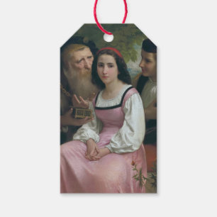 Étiquettes-cadeau Entre richesse et amour (par Bouguereau)