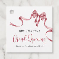 Entreprise Grand Ouverture Moderne Rouge Ribbon