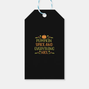 Étiquettes-cadeau Épice citrouille Et Tout Nice Drôle Slogan