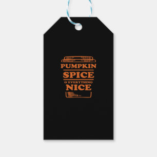 Étiquettes-cadeau Épices citrouilles Et Tout Nice, Automne Automne A
