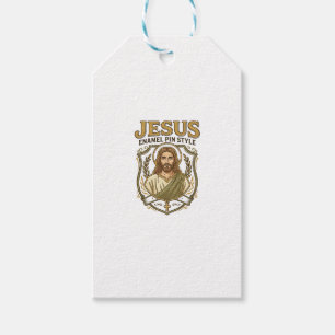 Étiquettes-cadeau Épinglette en émail Jésus Style Épinglette en émai