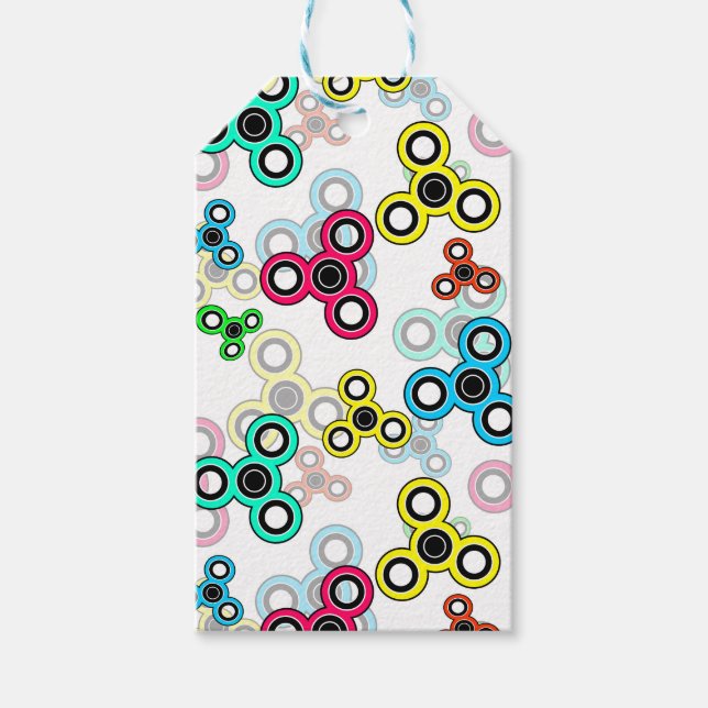 Étiquettes-cadeau Épouses multicolores (Devant)