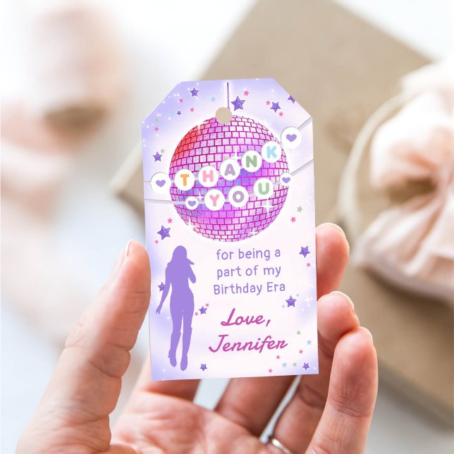 Étiquettes-cadeau Eras Anniversaire Fête d'amitié Bracelet Merci (Créateur téléchargé)