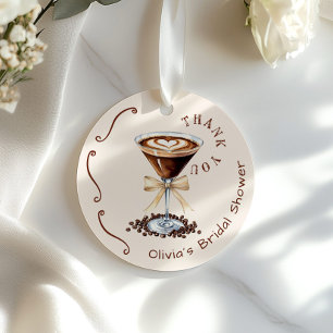 Étiquettes Cadeau Espresso Martini L'amour est en train de se prépar