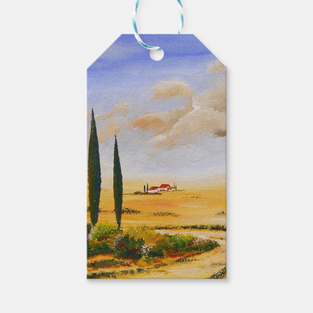 Étiquettes-cadeau Été italien (Devant)