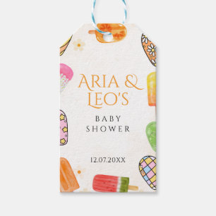 Étiquettes-cadeau Été Popsicle Baby shower Favoriser Tags
