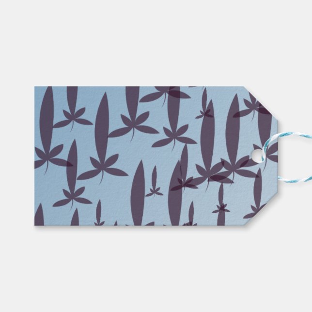 Étiquettes-cadeau éternité de conception des lupines yaei (Devant (Horizontal))