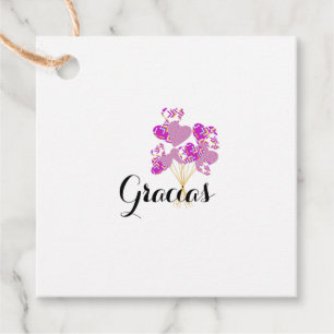 Étiquettes Cadeau Etiquetas Para Recuerdos Tarjetas agradecimiento