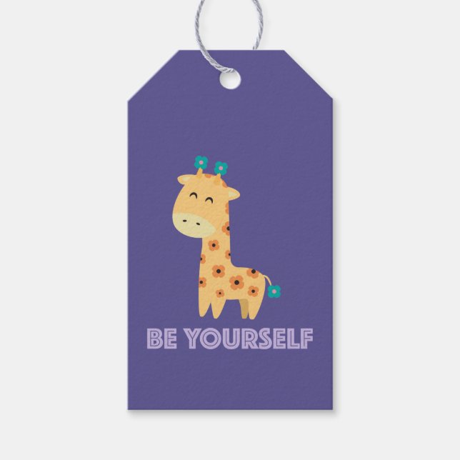 Étiquettes-cadeau Étiquette-cadeau Be Yself (Devant)