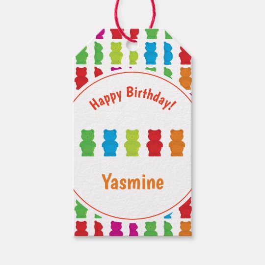 Etiquettes Cadeau Etiquette Cadeau D Anniversaire De L Ours De Gummy Zazzle Fr Etiquettes Cadeau Etiquette Cadeau D Anniversaire De L Ours De Gummy Zazzle Fr