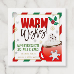 Étiquettes Cadeau Étiquette-cadeau Realtor Hot Chocolate Pop By