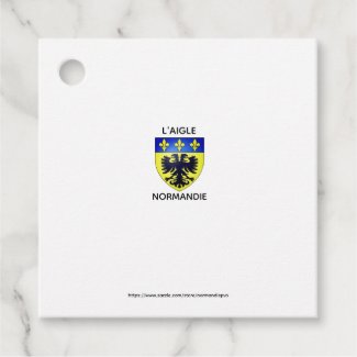 Étiquettes Cadeau Etiquettes-cadeaux - blason de L'Aigle - Normandie