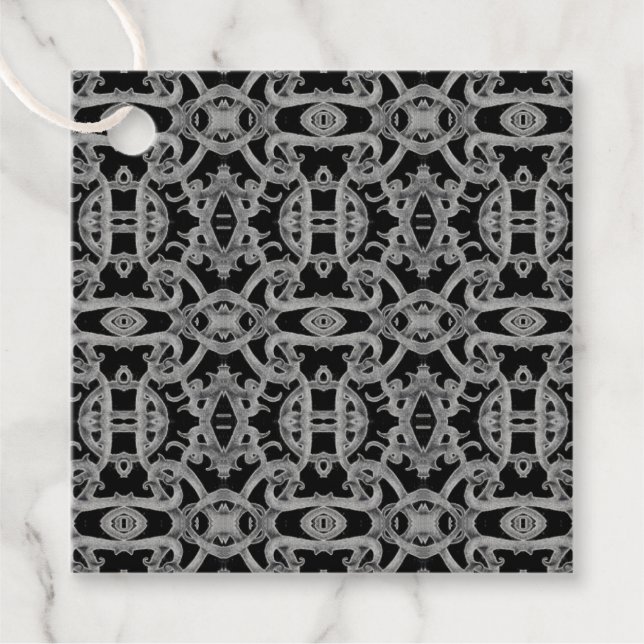 Étiquettes Cadeau Étiquettes-cadeaux GOTHIC Square (Devant)
