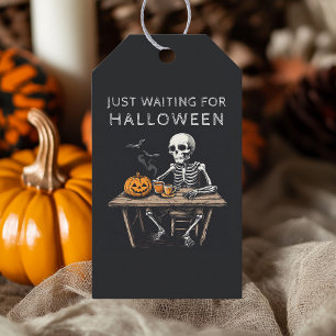 Étiquettes-cadeau "Étiquettes de cadeaux pour Halloween - En attenda