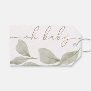 Étiquettes-cadeau Eucalyptus Oh Bébé Favoriser