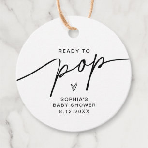Étiquettes Cadeau EVERLEIGH Prêt À Pop Popcorn Favor Sticker Favor