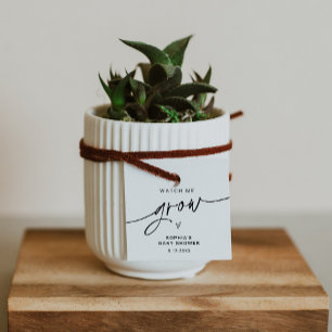 Étiquettes Cadeau EVERLEIGH Watch Me Grow Plante Favoriser balise