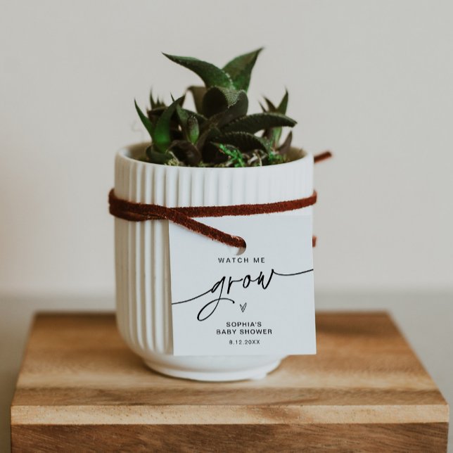 Étiquettes Cadeau EVERLEIGH Watch Me Grow Plante Favoriser balise (Créateur téléchargé)