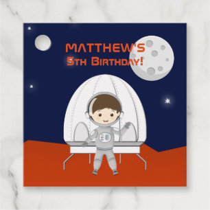 Étiquettes Cadeau Explorateur d'espace