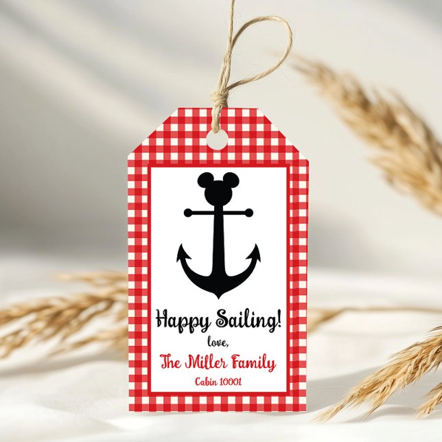 Étiquettes-cadeau Extender DCL personnalisé, Mickey de croisière Pix (Créateur téléchargé)