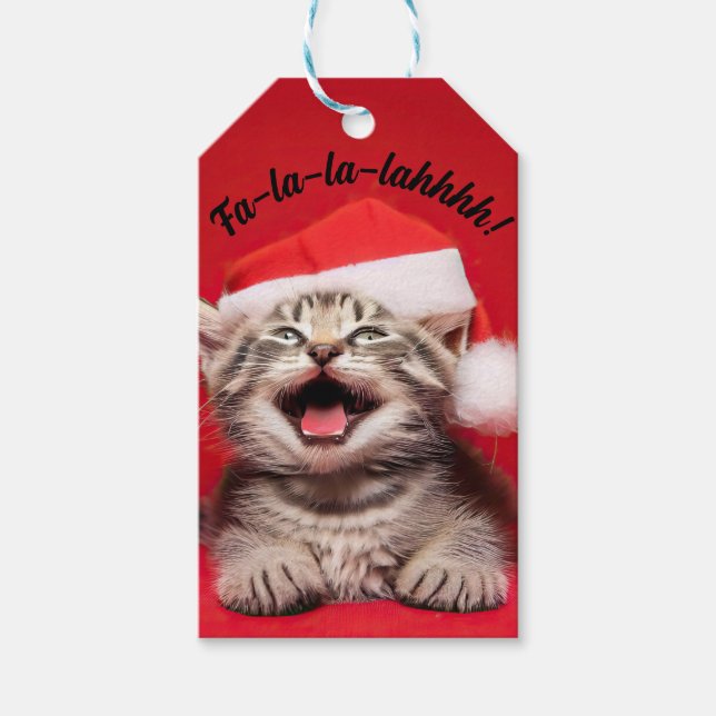 Étiquettes-cadeau Fa-la-la-lalahhh ! (Devant)