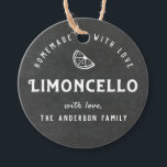 Étiquettes Cadeau Fabriqué maison avec Love Limoncello Chalkboard mo<br><div class="desc">Balises de service/cadeau limoncello personnalisées avec message texte/cadeau personnalisé sur arrière - plan de style tableau de bord.</div>