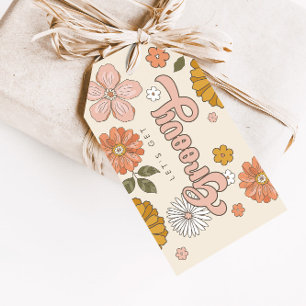 Étiquettes-cadeau Faisons la Super Fille Florale Vintage