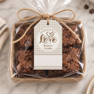 Étiquettes-cadeau Fait Maison avec Amour