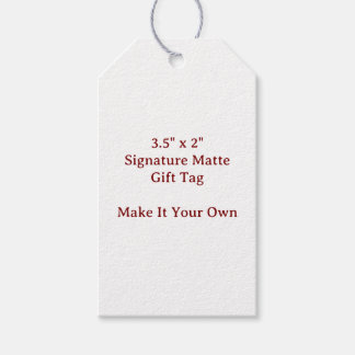 Étiquettes-cadeau Faites-en votre propre corde grise 3,5" x 2"