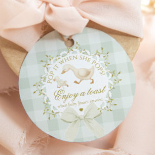 Étiquettes Cadeau Faites-le éclater quand elle fait éclater Silly Go