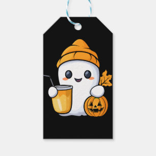 Étiquettes-cadeau Fantôme de refroidissement Café chaud Chaud Chaud