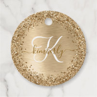 Faux Gold brossé Parties scintillant métallique Im