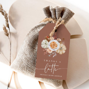 Étiquettes-cadeau Faveur de Baby Shower "Merci beaucoup" au goût de