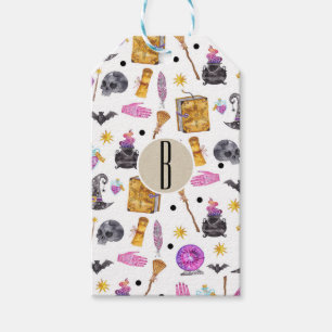 Étiquettes-cadeau Faveur de fête fantaisiste aquarelle Halloween mag