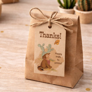 Étiquettes-cadeau Faveur de remerciement pour anniversaire dans le F